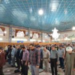 اقامه نماز باشکوه عیدسعیدفطر به امامت استادحاج شیخ علیرضاحدائق در مسجدالنبی(ص)