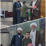 تقدیر از نوجوان قهرمان سید امیر حسین جاسمی از نوجوانان مسجد النبی(ص) با حضور استاد حدائق